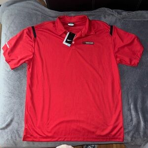 Nike Golf Dri-Fit Black Polo Shirt "Yokohama Tires" Short Sleeve Size XLarge